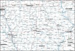 Download IOWA STATE Map to print